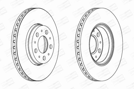 Диск тормозной VOLVO V70, CHAMPION (562244CH) Диск тормозной VOLVO V70, CHAMPION (562244CH)