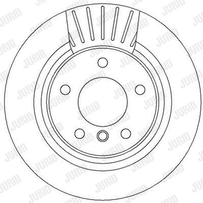 Диск гальмівний BMW 1, JURID (562316JC)