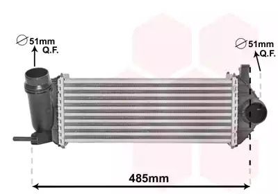 Интеркулер 43004615 MERCEDESBENZ RENAULT
