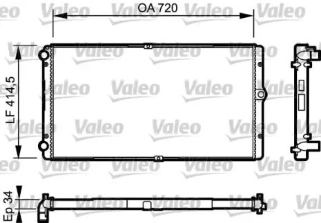 Радиатор VALEO (732177)