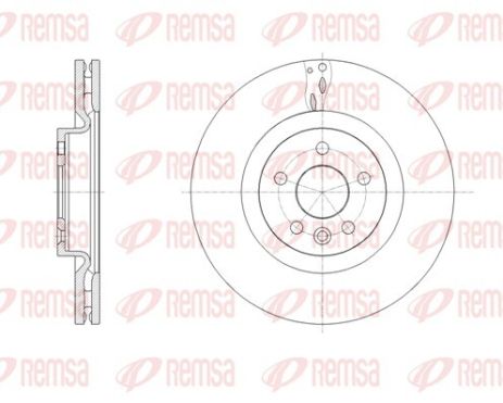 Диск тормозной LAND ROVER, REMSA (6178610) Диск тормозной LAND ROVER, REMSA (6178610)