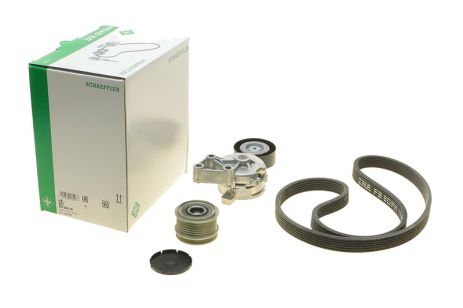 Поликлиновой ременный комплект, AUDI A3, SKODA OCTAVIA, INA (529046520)