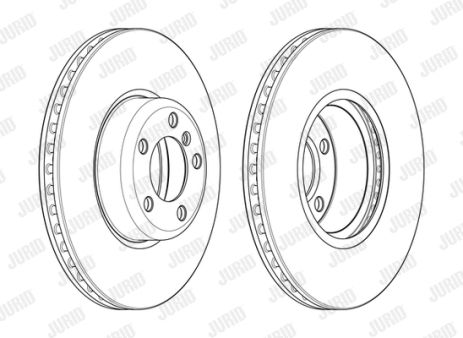 Диск тормозной BMW 4, JURID (562979JC1) Диск тормозной BMW 4, JURID (562979JC1)