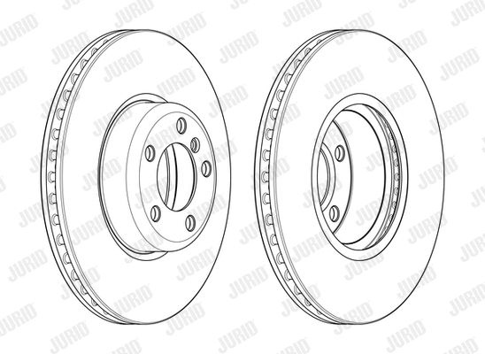 Диск гальмівний BMW 4, JURID (562979JC1) Диск гальмівний BMW 4, JURID (562979JC1)