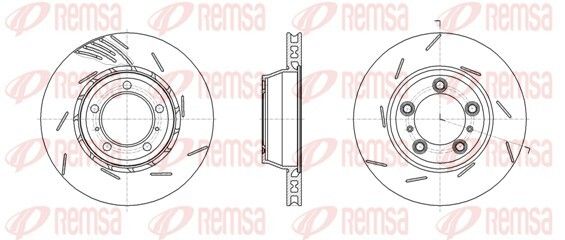 Диск тормозной PORSCHE PANAMERA, REMSA (6186111) Диск тормозной PORSCHE PANAMERA, REMSA (6186111)