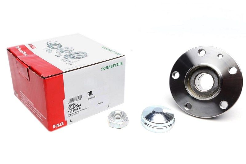 Комплект подшипника ступицы колеса, OPEL COMBO, VAUXHALL COMBO, FAG (713690990) Комплект подшипника ступицы колеса, OPEL COMBO, VAUXHALL COMBO, FAG (713690990)
