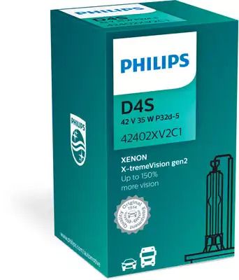 Лампа ксеноновая D4S 35Вт X-tremeVision gen2 +150 more vision 4800К (пр-во Philips) Лампа ксеноновая D4S 35Вт X-tremeVision gen2 +150 more vision 4800К (пр-во Philips)