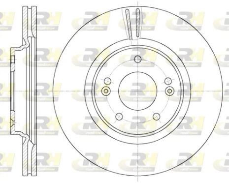 Диск тормозной KIA SPORTAGE, HYUNDAI TUCSON, ROAD HOUSE (6178110)