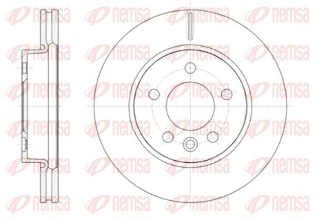 Диск тормозной VW AMAROK, REMSA (6141810) Диск тормозной VW AMAROK, REMSA (6141810)
