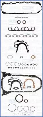 Комплект прокладок, двигатель 51008400 VW AUDI