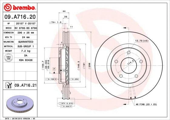 Диск гальмівний DONGFENG FENGDU, NISSAN (DFAC), BREMBO (09A71621) Диск гальмівний DONGFENG FENGDU, NISSAN (DFAC), BREMBO (09A71621)