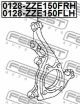 Поворотный кулак, подвеска колеса, TOYOTA (FAW), FEBEST (0128ZZE150FLH) Поворотный кулак, подвеска колеса, TOYOTA (FAW), FEBEST (0128ZZE150FLH)