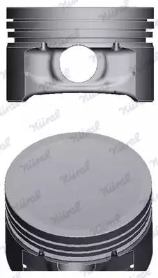Поршень с кольцами RENAULT 69.5 D4F 1,1 16V 00- (пр-во NURAL) Поршень с кольцами RENAULT 69.5 D4F 1,1 16V 00- (пр-во NURAL)