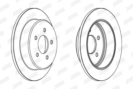 Диск гальмівний FORD AUSTRALIA, FORD USA, JURID (563052JC)