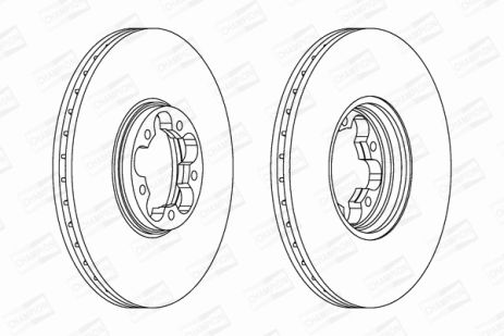 Диск тормозной FORD TRANSIT, CHAMPION (562140CH) Диск тормозной FORD TRANSIT, CHAMPION (562140CH)