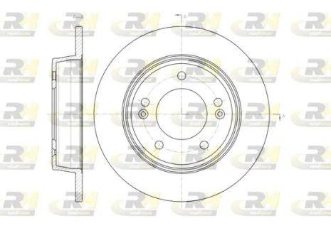 Диск тормозной KIA SOUL, HYUNDAI i30, ROAD HOUSE (6143500) Диск тормозной KIA SOUL, HYUNDAI i30, ROAD HOUSE (6143500)