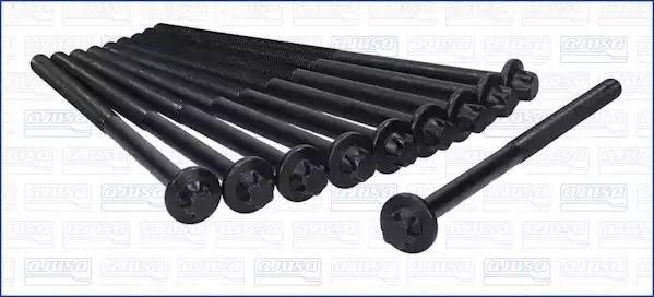 Комплект болтів з головкою системи TORX з чорного металу, AJUSA (81044400) Комплект болтів з головкою системи TORX з чорного металу, AJUSA (81044400)