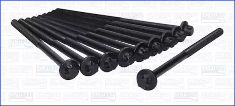 Комплект болтів з головкою системи TORX з чорного металу, AJUSA (81044400)