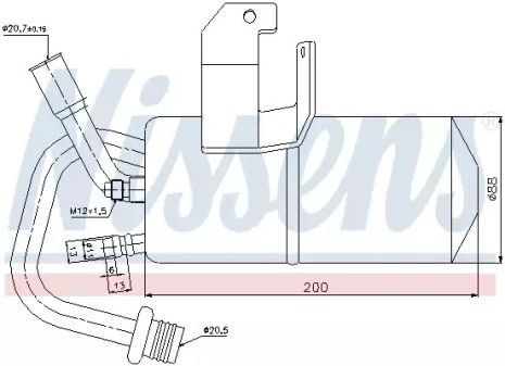 Осушитель, кондиционер 95317 MAZDA FORD