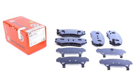 Комплект тормозных колодок, дисковый тормоз, KIA SOUL, HONDA INSIGHT, ZIMMERMANN (238911701)