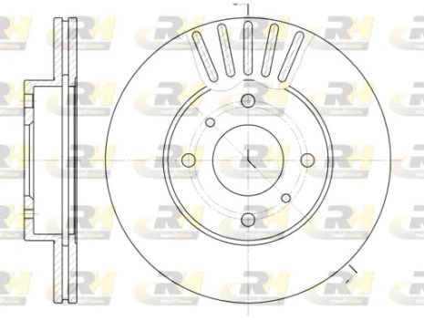 Диск тормозной NISSAN PRIMERA, ROAD HOUSE (617910)