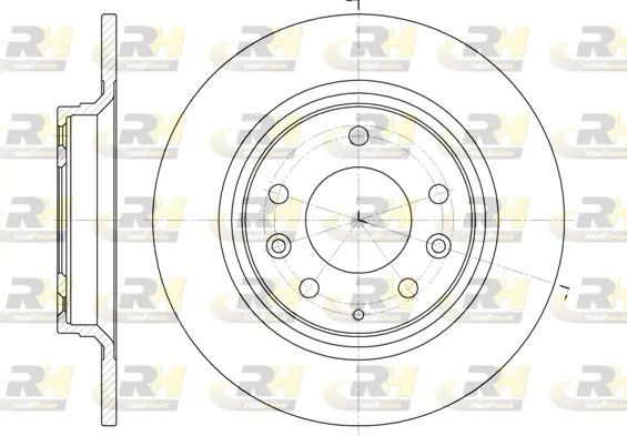 Диск гальмівний BESTURN (FAW), MAZDA 6, ROAD HOUSE (688100) Диск гальмівний BESTURN (FAW), MAZDA 6, ROAD HOUSE (688100)