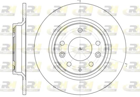 Диск гальмівний BESTURN (FAW), MAZDA 6, ROAD HOUSE (688100) Диск гальмівний BESTURN (FAW), MAZDA 6, ROAD HOUSE (688100)