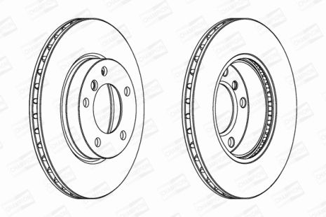 Диск тормозной BMW (BRILLIANCE), ALPINA ROADSTER, CHAMPION (561551CH)