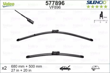Щетка стеклоочистителя 577896 JAGUAR BENTLEY Щетка стеклоочистителя 577896 JAGUAR BENTLEY
