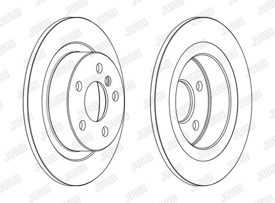 Диск тормозной MINI MINI, BMW 2, JURID (563190JC) Диск тормозной MINI MINI, BMW 2, JURID (563190JC)