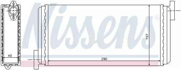 Теплообменник, отопление салона 72002 MERCEDESBENZ Теплообменник, отопление салона 72002 MERCEDESBENZ