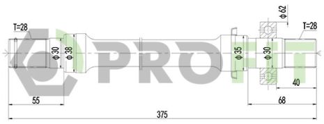Вал приводний, піввісь PROFIT (27303036)