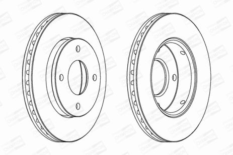 Диск тормозной MITSUBISHI COLT, SMART FORFOUR, CHAMPION (562575CH) Диск тормозной MITSUBISHI COLT, SMART FORFOUR, CHAMPION (562575CH)