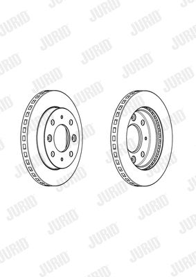 Диск тормозной ROVER CITYROVER, JURID (562977JC) Диск тормозной ROVER CITYROVER, JURID (562977JC)
