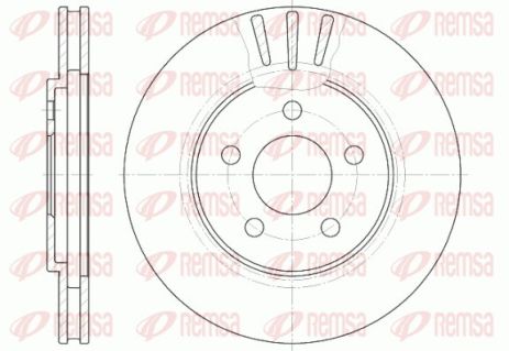 Диск тормозной CHRYSLER SEBRING, REMSA (694710) Диск тормозной CHRYSLER SEBRING, REMSA (694710)
