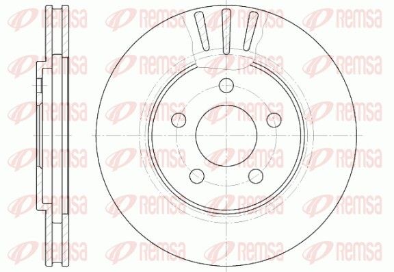 Диск тормозной CHRYSLER SEBRING, REMSA (694710) Диск тормозной CHRYSLER SEBRING, REMSA (694710)