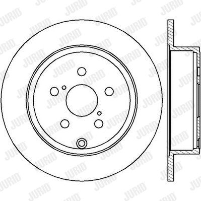 Диск тормозной TOYOTA AVENSIS, JURID (562418JC) Диск тормозной TOYOTA AVENSIS, JURID (562418JC)