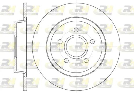 Диск гальмівний FORD C-MAX, VOLVO V50, ROAD HOUSE (671200) Диск гальмівний FORD C-MAX, VOLVO V50, ROAD HOUSE (671200)