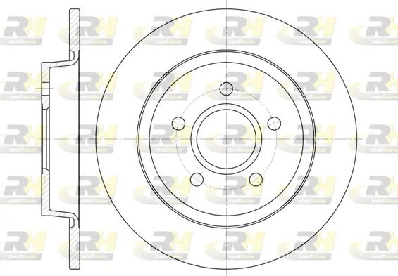 Диск гальмівний FORD C-MAX, VOLVO V50, ROAD HOUSE (671200) Диск гальмівний FORD C-MAX, VOLVO V50, ROAD HOUSE (671200)