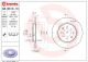 Диск тормозной HONDA INSIGHT, BREMBO (08B31010)