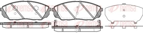 Комплект тормозных колодок, KIA 581013EE01, KIA SORENTO, REMSA (104112) Комплект тормозных колодок, KIA 581013EE01, KIA SORENTO, REMSA (104112)