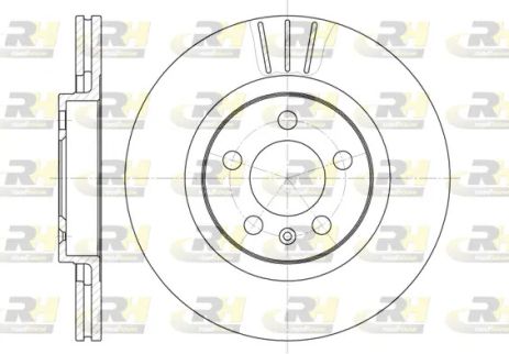 Диск гальмівний ZHONGHUA (BRILLIANCE), SEAT LEON, ROAD HOUSE (654610) Диск гальмівний ZHONGHUA (BRILLIANCE), SEAT LEON, ROAD HOUSE (654610)