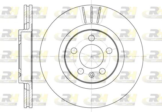 Диск гальмівний ZHONGHUA (BRILLIANCE), SEAT LEON, ROAD HOUSE (654610) Диск гальмівний ZHONGHUA (BRILLIANCE), SEAT LEON, ROAD HOUSE (654610)