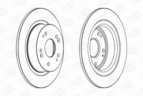 Диск гальмівний HONDA HR-V, CHAMPION (562687CH) Диск гальмівний HONDA HR-V, CHAMPION (562687CH)