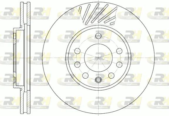 Диск гальмівний OPEL MERIVA, VAUXHALL MERIVA, ROAD HOUSE (658410) Диск гальмівний OPEL MERIVA, VAUXHALL MERIVA, ROAD HOUSE (658410)