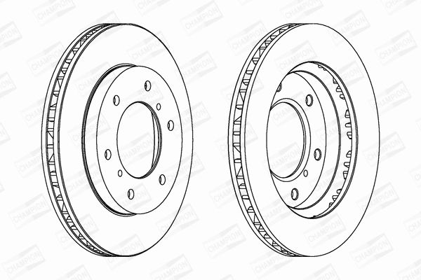 Диск тормозной MITSUBISHI PAJERO, CHAMPION (562572CH) Диск тормозной MITSUBISHI PAJERO, CHAMPION (562572CH)