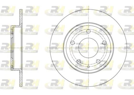 Диск тормозной MAZDA 3, ROAD HOUSE (6157500) Диск тормозной MAZDA 3, ROAD HOUSE (6157500)