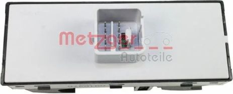 Выключатель, стеклолодъемник, SEAT IBIZA, VW PASSAT, METZGER (0916376)