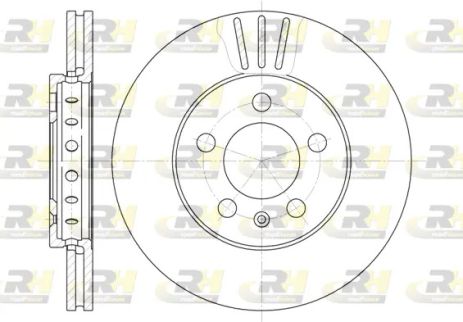Диск гальмівний VW POLO, SKODA RAPID, ROAD HOUSE (654510) Диск гальмівний VW POLO, SKODA RAPID, ROAD HOUSE (654510)
