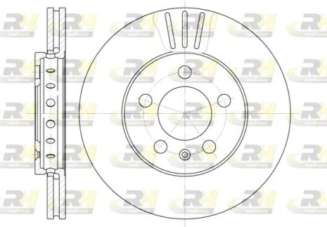 Диск тормозной VW POLO, SKODA RAPID, ROAD HOUSE (654510) Диск тормозной VW POLO, SKODA RAPID, ROAD HOUSE (654510)